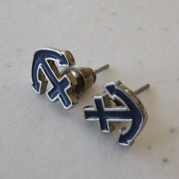 Nautical/Anchor Themed Earring - 4 Pairs - Pierced/Screwback - Picture 4 of 15